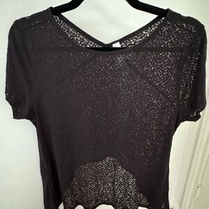 Lululemon burnout leopard print top - 6